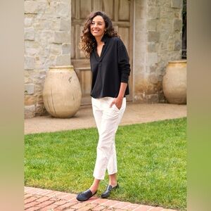 Frank & Eileen Patrick Popover Henley Heritage Jersey Black Size S